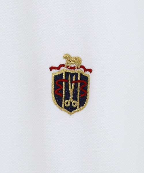 DIGAWEL（ディガウェル）の「DIGAWEL / ディガウェル：CRST Polo Shirts：KHOANM0091[COR]（ポロシャツ・メンズ・ネイビー/ホワイト・2）」の17枚目の写真