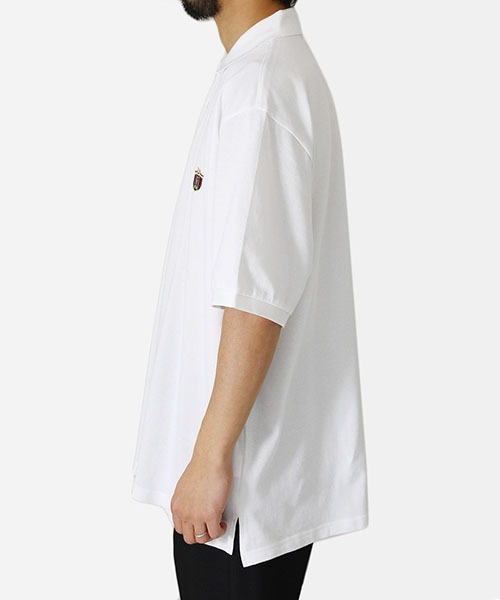 DIGAWEL（ディガウェル）の「DIGAWEL / ディガウェル：CRST Polo Shirts：KHOANM0091[COR]（ポロシャツ・メンズ・ネイビー/ホワイト・2）」の20枚目の写真