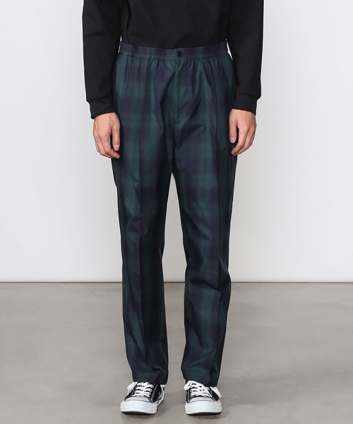Morris & Sons(モリスアンドサンズ)の「MORRIS & SONS | イージースラックス ブラックウォッチ MEN(スラックス・メンズ・グリーン系その他・1/2/3)」の4枚目の写真