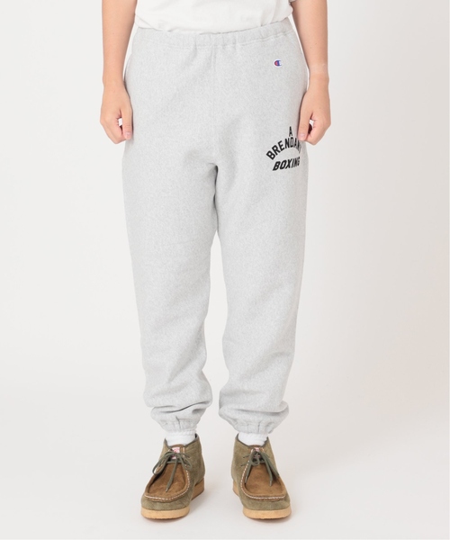 Champion(チャンピオン)の「【CHAMPION / チャンピオン】リーバースウィーブ プリントスウェットパンツ(スウェットパンツ・メンズ・チャコールグレー/ブラック/アイボリー・MEDIUM/LARGE/X-LARGE)」の4枚目の写真