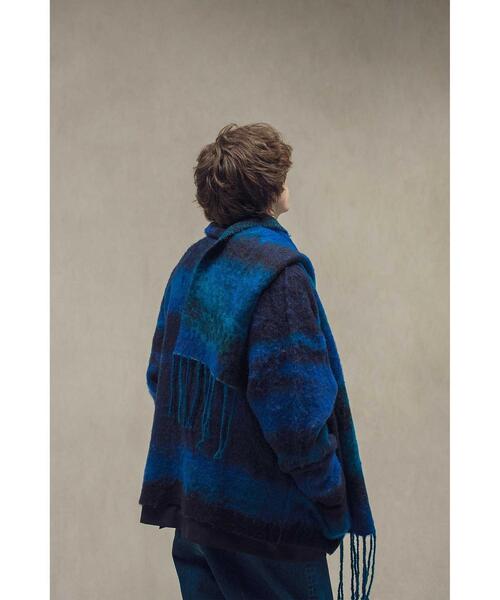 MONKEY TIME(モンキータイム)の「<monkey time> MHR JQD MFL/マフラー(マフラー・メンズ・ネイビー/ケリー・FREE)」の6枚目の写真