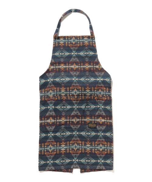 B:MING by BEAMS(ビーミングバイビームス)の「PENDLETON / ロング エプロン(エプロン・メンズ・ブラウン/ネイビー・ONE SIZE)」の2枚目の写真