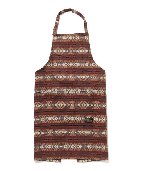 B:MING by BEAMS(ビーミングバイビームス)の「PENDLETON / ロング エプロン(エプロン・メンズ・ブラウン/ネイビー・ONE SIZE)」の7枚目の写真