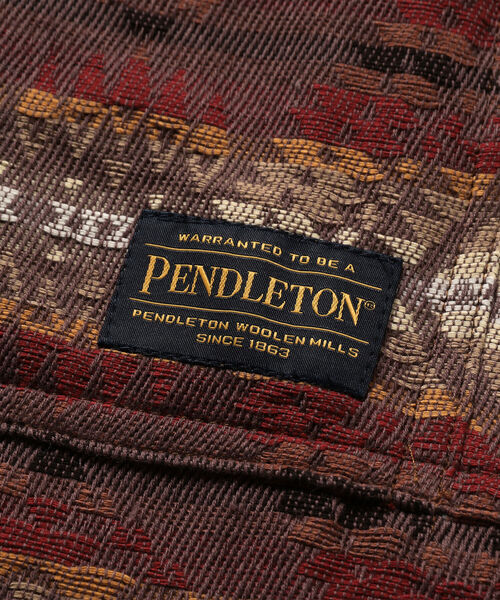 B:MING by BEAMS(ビーミングバイビームス)の「PENDLETON / ロング エプロン(エプロン・メンズ・ブラウン/ネイビー・ONE SIZE)」の12枚目の写真