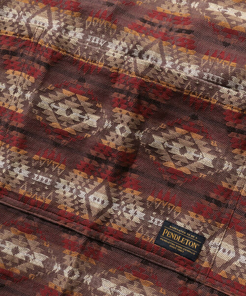 B:MING by BEAMS(ビーミングバイビームス)の「PENDLETON / ロング エプロン(エプロン・メンズ・ブラウン/ネイビー・ONE SIZE)」の11枚目の写真