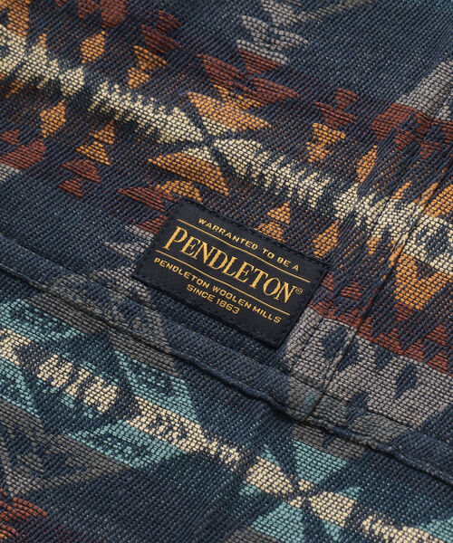B:MING by BEAMS(ビーミングバイビームス)の「PENDLETON / ロング エプロン(エプロン・メンズ・ブラウン/ネイビー・ONE SIZE)」の14枚目の写真