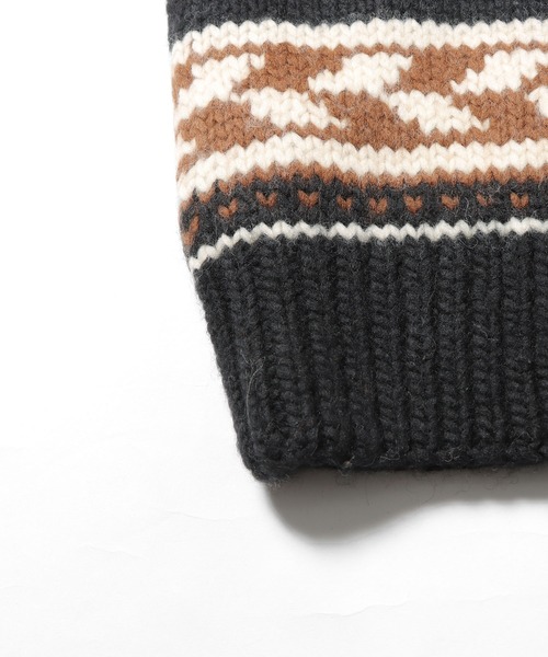 ADAWAS（アダワズ）の「ADAWAS/アダワス COWICHAN ZIP ジップカーディガン（カーディガン/ボレロ・レディース・ブラック/グレー・ONE SIZE）」の16枚目の写真