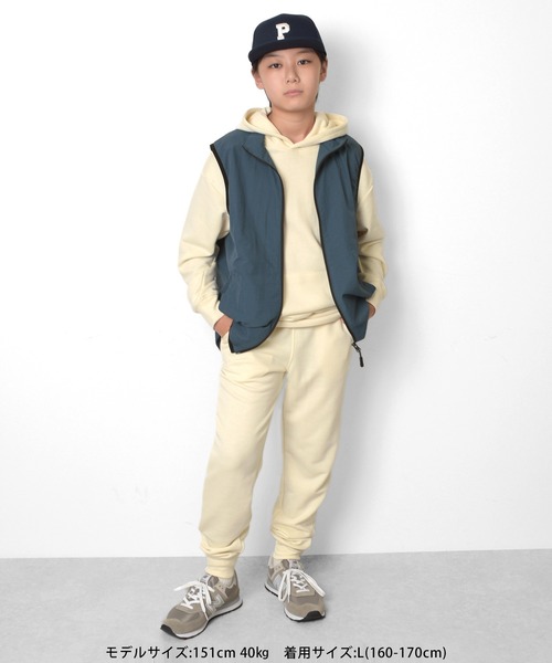 GLAZOS（グラソス）の「ナイロンZIPアップベスト（ベスト・キッズ・ブラック/カーキ/ブルー・L/M）」の5枚目の写真