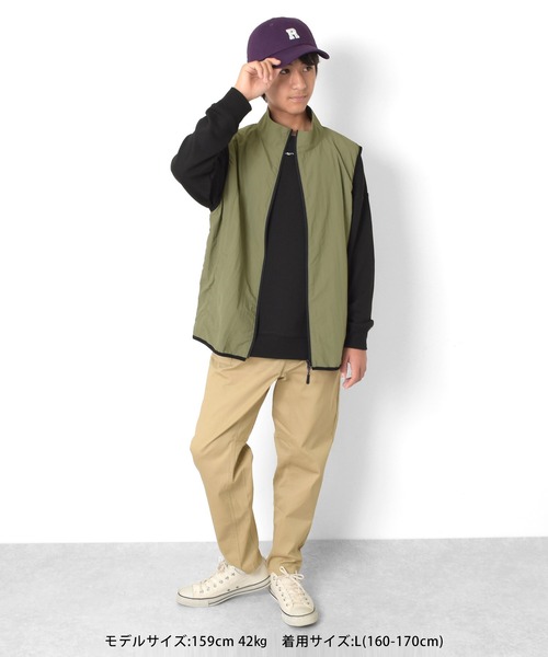 GLAZOS（グラソス）の「ナイロンZIPアップベスト（ベスト・キッズ・ブラック/カーキ/ブルー・L/M）」の11枚目の写真