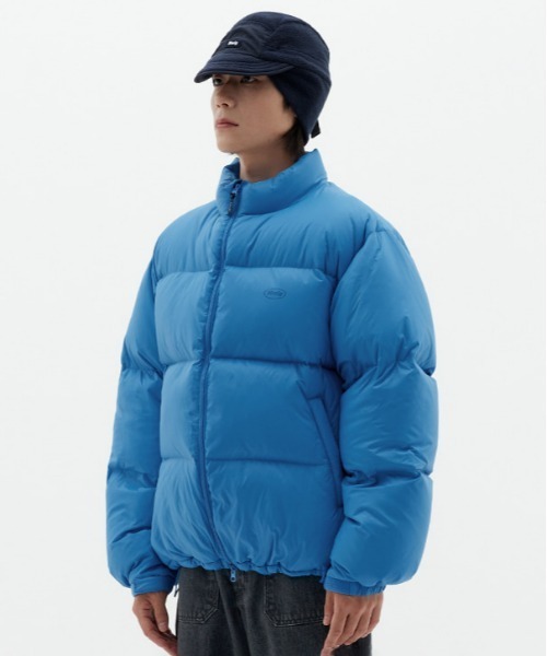 87mm(87mm)の「【87MM / Mmlg】TRAVEL DOWN / パルチムエムエム Mmlg トラベル プリント ダウンジャケット(ダウンジャケット/コート・レディース・ブルー/ダークネイビー・MEDIUM/LARGE)」の7枚目の写真