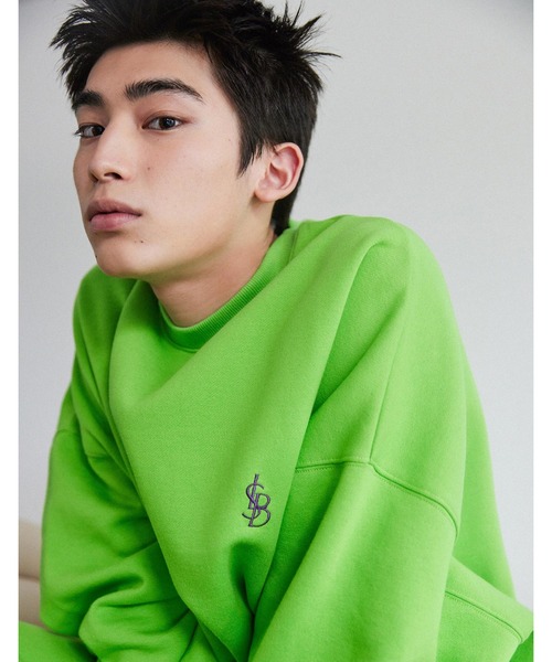 Little sunny bite（リトルサニーバイト）の「LSB logo sweat top（スウェット・レディース・ベージュ/ブラック/ピンク/グリーン/アイボリー・SMALL/MEDIUM）」の4枚目の写真