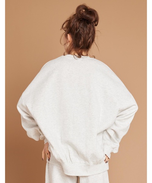 Little sunny bite（リトルサニーバイト）の「LSB logo sweat top（スウェット・レディース・ベージュ/ブラック/ピンク/グリーン/アイボリー・SMALL/MEDIUM）」の8枚目の写真