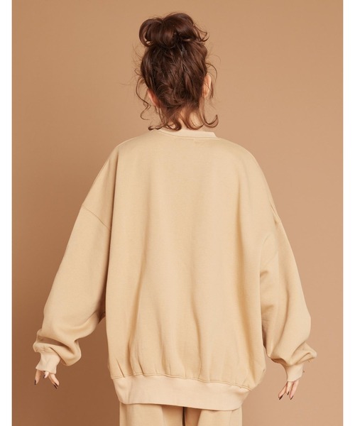 Little sunny bite（リトルサニーバイト）の「LSB logo sweat top（スウェット・レディース・ベージュ/ブラック/ピンク/グリーン/アイボリー・SMALL/MEDIUM）」の12枚目の写真