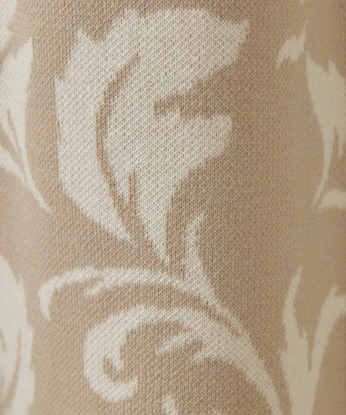 abahouse mavie（アバハウスマヴィ）の「リーフジャガードニットパンツ（その他パンツ・レディース・ブラウン/グレイッシュベージュ/ブラック・フリー）」の6枚目の写真