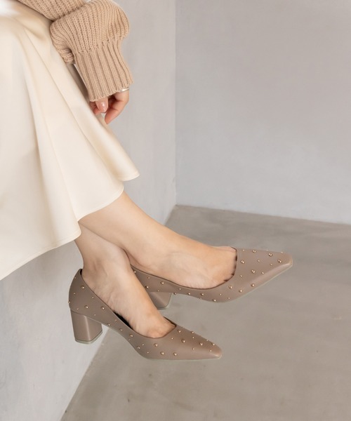 RANDA（ランダ）の「ランダムスタッズパンプス（パンプス）」 - WEAR