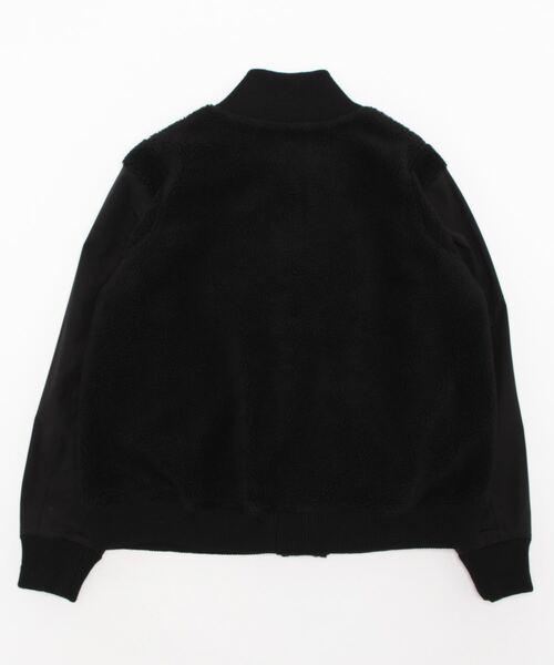 Hart(ハート)の「Hart / boa stadium jumper(ボアスタジアムジャンパー)(スタジャン・レディース・ブラック/ベージュ・38)」の4枚目の写真