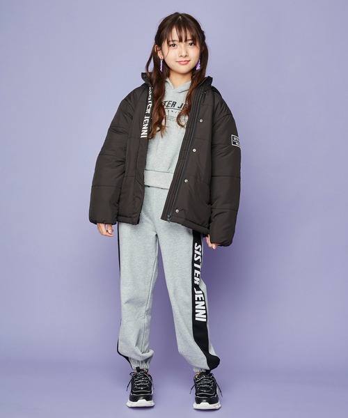 SISTER JENNI(SISTER JENNI)の「タテロゴフード付き中綿コート(その他アウター・キッズ・ブラック/ベージュ/パープル・130cm/140cm/150cm/160cm)」の16枚目の写真