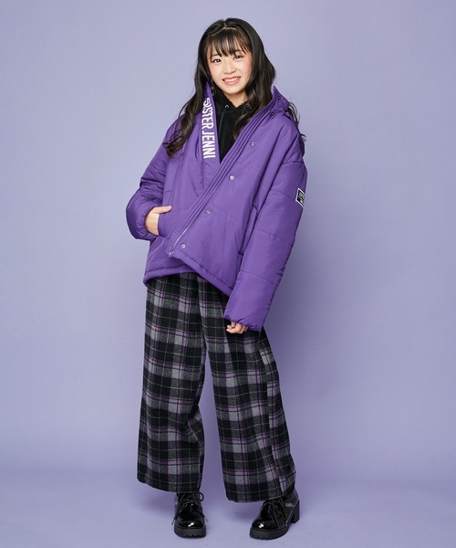 SISTER JENNI(SISTER JENNI)の「タテロゴフード付き中綿コート(その他アウター・キッズ・ブラック/ベージュ/パープル・130cm/140cm/150cm/160cm)」の19枚目の写真