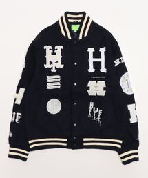 HUF/ハフ 20 YEAR CLASSIC H VARSITY JACKET メルトンウール バーシティ スタジアムジャケット