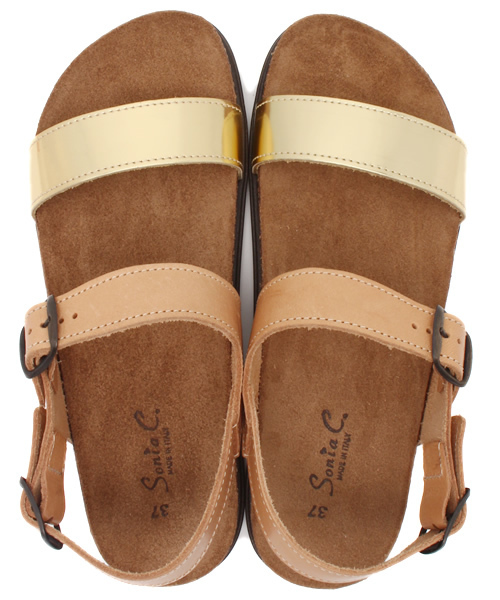 ROSE BUD（ローズバッド）の「【カタログ掲載】(SONIA.C)TERRY 141 STRAP SANDAL（サンダル・レディース・ホワイト/タン・36/37/38/39）」の10枚目の写真