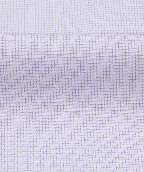 TOKYO SHIRTS(トウキョウシャツ)の「形態安定ノーアイロン ボタンダウン 長袖ビジネスワイシャツ(ビジネスシャツ・メンズ・ライトパープル・首回り37cm-裄丈80cm/首回り37cm-裄丈84cm/首回り39cm-裄丈80cm/首回り39cm-裄丈84cm/首回り41cm-裄丈82cm/首回り41cm-裄丈86cm/首回り42cm-裄丈82cm/首回り42cm-裄丈86cm/首回り43cm-裄丈82cm/首回り43cm-裄丈86cm)」の5枚目の写真