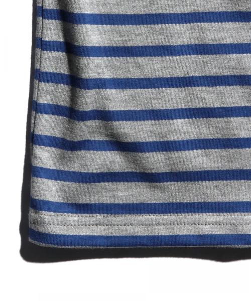 ORCIVAL（オーシバル）の「＜ORCIVAL（オーシバル）＞ 40/2 BORDER SSL/カットソー（Tシャツ/カットソー・メンズ・ブラック/ロイヤルブルー/ネイビー/その他1/ホワイト/ライトグレー/レッド・4/3/5）」の11枚目の写真