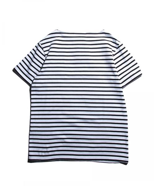 ORCIVAL（オーシバル）の「＜ORCIVAL（オーシバル）＞ 40/2 BORDER SSL/カットソー（Tシャツ/カットソー・メンズ・ブラック/ロイヤルブルー/ネイビー/その他1/ホワイト/ライトグレー/レッド・4/3/5）」の13枚目の写真