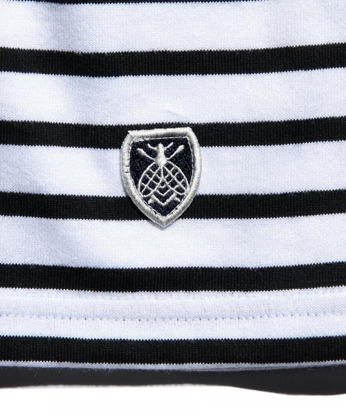 ORCIVAL（オーシバル）の「＜ORCIVAL（オーシバル）＞ 40/2 BORDER SSL/カットソー（Tシャツ/カットソー・メンズ・ブラック/ロイヤルブルー/ネイビー/その他1/ホワイト/ライトグレー/レッド・4/3/5）」の14枚目の写真