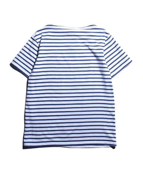 ORCIVAL（オーシバル）の「＜ORCIVAL（オーシバル）＞ 40/2 BORDER SSL/カットソー（Tシャツ/カットソー・メンズ・ブラック/ロイヤルブルー/ネイビー/その他1/ホワイト/ライトグレー/レッド・4/3/5）」の15枚目の写真