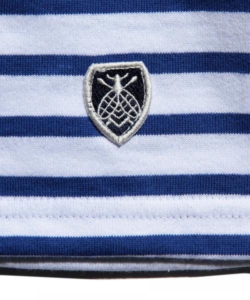 ORCIVAL（オーシバル）の「＜ORCIVAL（オーシバル）＞ 40/2 BORDER SSL/カットソー（Tシャツ/カットソー・メンズ・ブラック/ロイヤルブルー/ネイビー/その他1/ホワイト/ライトグレー/レッド・4/3/5）」の16枚目の写真