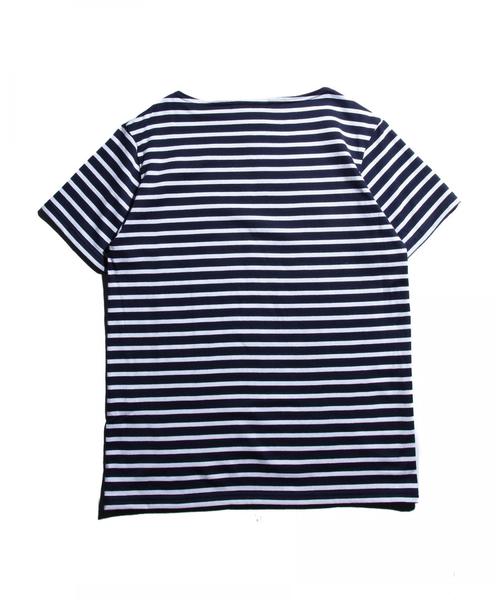 ORCIVAL（オーシバル）の「＜ORCIVAL（オーシバル）＞ 40/2 BORDER SSL/カットソー（Tシャツ/カットソー・メンズ・ブラック/ロイヤルブルー/ネイビー/その他1/ホワイト/ライトグレー/レッド・4/3/5）」の17枚目の写真