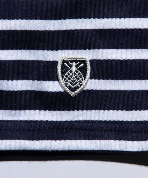 ORCIVAL（オーシバル）の「＜ORCIVAL（オーシバル）＞ 40/2 BORDER SSL/カットソー（Tシャツ/カットソー・メンズ・ブラック/ロイヤルブルー/ネイビー/その他1/ホワイト/ライトグレー/レッド・4/3/5）」の18枚目の写真