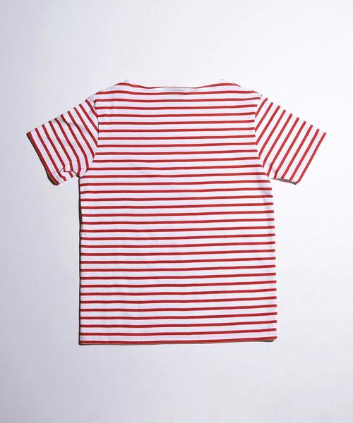 ORCIVAL（オーシバル）の「＜ORCIVAL（オーシバル）＞ 40/2 BORDER SSL/カットソー（Tシャツ/カットソー・メンズ・ブラック/ロイヤルブルー/ネイビー/その他1/ホワイト/ライトグレー/レッド・4/3/5）」の22枚目の写真