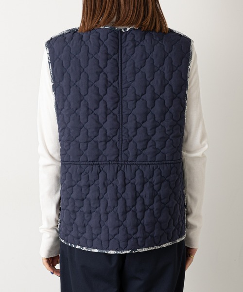Omekashi(オメカシ)の「キルティングリバーシブルベスト(ベスト・レディース・ブラック/ブルー・FREE)」の9枚目の写真