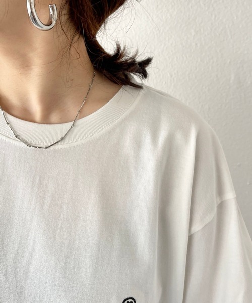 natto（ナット）の「Departure with coffee tee  / coffee label（Tシャツ/カットソー・メンズ・アイボリー/ホワイト・MEDIUM/LARGE/X-LARGE）」の5枚目の写真