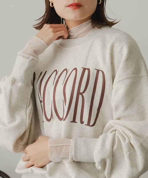 SENSE OF PLACE by URBAN RESEARCH（センスオブプレイスバイアーバンリサーチ）の「メローチュールハイネックトップ（Tシャツ/カットソー・レディース・グリーン系その他/ベージュ系その他/ブラック/アイボリー・ONE）」の6枚目の写真