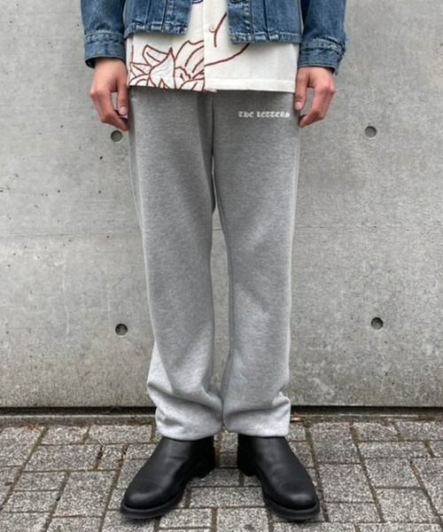The Letters（ザレターズ）の「【The Letters / ザレターズ】SWEAT PANTS / スウェットパンツ（スウェットパンツ・メンズ・グレー/ネイビー・SMALL/MEDIUM）」の2枚目の写真