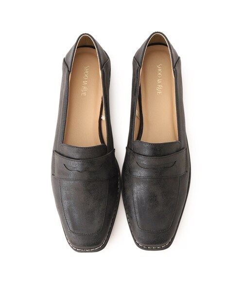 SHOO・LA・RUE(シューラルー)の「◆メタリック ローファー(スニーカー・レディース・シルバー/ブラック・35/45)」の7枚目の写真