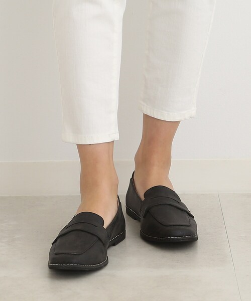 SHOO・LA・RUE(シューラルー)の「◆メタリック ローファー(スニーカー・レディース・シルバー/ブラック・35/45)」の9枚目の写真