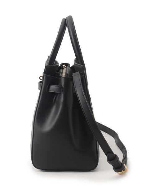 UNTITLED（アンタイトル）の「◆ベルト付き2WAYバッグ（トートバッグ・レディース・ライトベージュ/ブラック・99）」の4枚目の写真