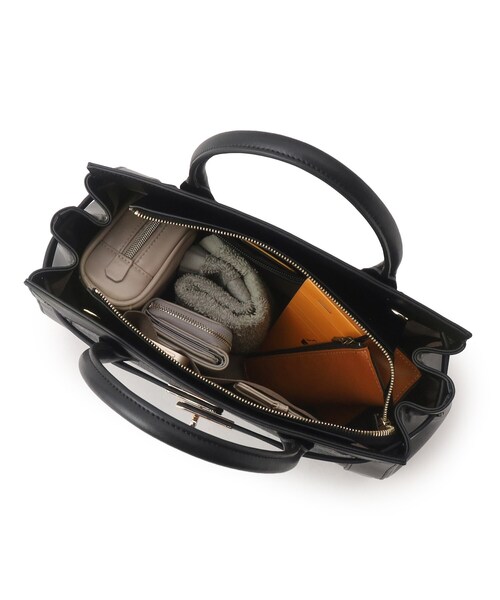 UNTITLED（アンタイトル）の「◆ベルト付き2WAYバッグ（トートバッグ・レディース・ライトベージュ/ブラック・99）」の9枚目の写真