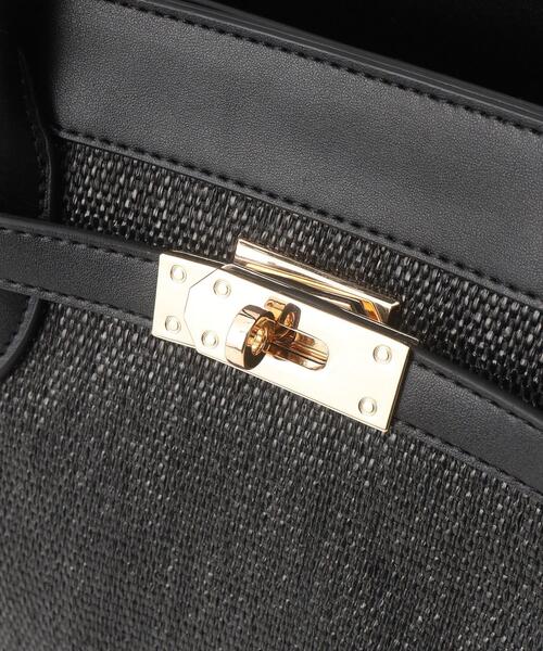 UNTITLED（アンタイトル）の「◆ベルト付き2WAYバッグ（トートバッグ・レディース・ライトベージュ/ブラック・99）」の10枚目の写真