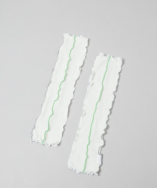 HARE(ハレ)の「シアーアームウォーマ-(HARE)(アームカバー・レディース・ホワイト/ブラック・FREE)」の10枚目の写真