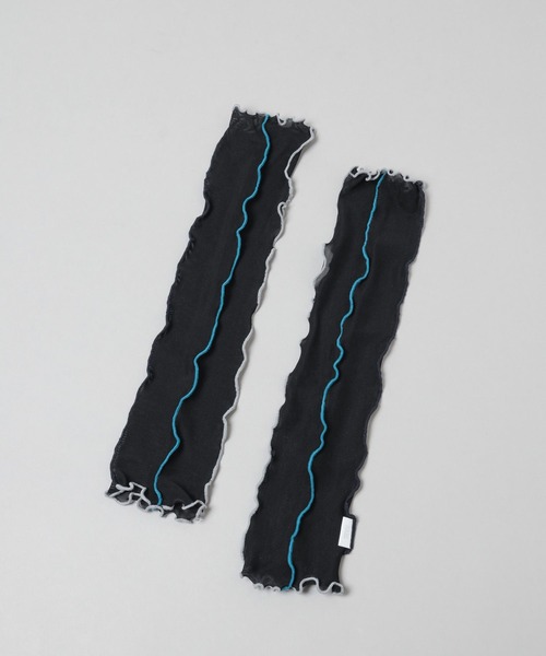 HARE(ハレ)の「シアーアームウォーマ-(HARE)(アームカバー・レディース・ホワイト/ブラック・FREE)」の11枚目の写真