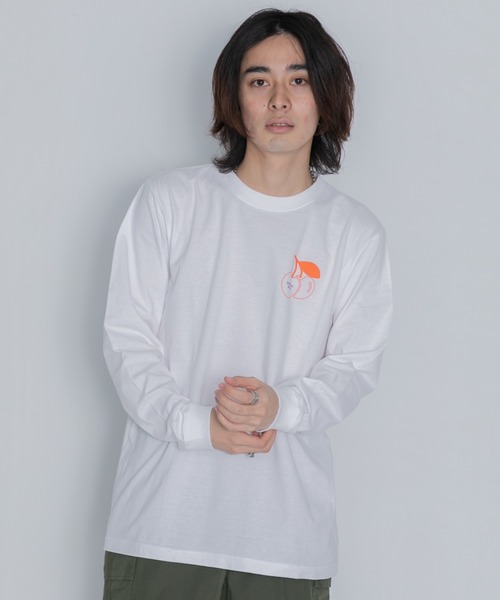 AMERICAN RAG CIE(アメリカンラグシー)の「不純喫茶ドープ別注ロゴロングスリーブTシャツ B(Tシャツ/カットソー・メンズ・ブラック/ホワイト・S/L/XL)」の6枚目の写真