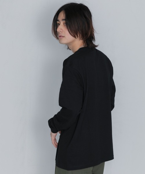 AMERICAN RAG CIE(アメリカンラグシー)の「不純喫茶ドープ別注ロゴロングスリーブTシャツ B(Tシャツ/カットソー・メンズ・ブラック/ホワイト・S/L/XL)」の13枚目の写真