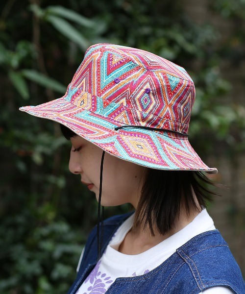 チチカカ（チチカカ）の「リバーシブルアドベンチャーハット（ハット・レディース・ベージュ/ブラック・FREE）」の7枚目の写真