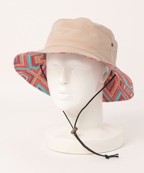 チチカカ（チチカカ）の「リバーシブルアドベンチャーハット（ハット・レディース・ベージュ/ブラック・FREE）」の20枚目の写真