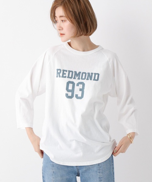 A part by（アパートバイ）の「【Good Rock Speed別注】カレッジラグランTシャツ_7分袖（Tシャツ/カットソー・レディース・オフホワイト/チャコールグレー/ブラック・FREE）」の17枚目の写真