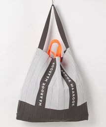 MR（まる）の「再生PET蛍光ハンドルニットトートバッグ（トートバッグ）」